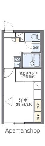 レオパレス南円山の間取り写真