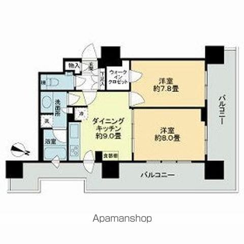 ファインシティ札幌ザ・タワー大通公園の間取り写真