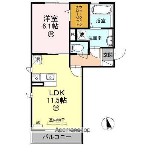 FELICE CASA B棟の間取り写真