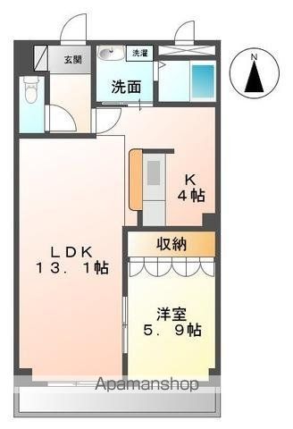 ロイヤルコーポ中川の間取り写真