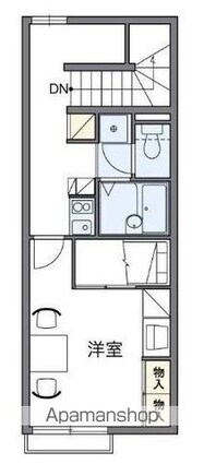 レオパレスアイアイ[1K/28.02m2]の間取図