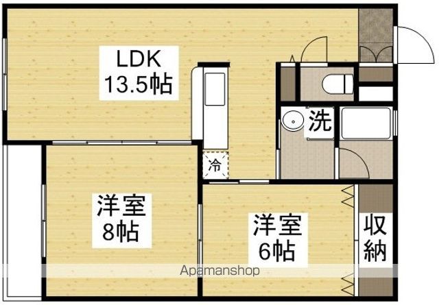 P&I伊島西ハイツの間取り写真