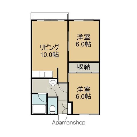 ハイツスリートフォーの間取り写真