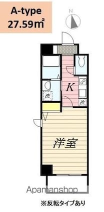 ＨＦ丸の内レジデンス[1K/27.59m2]の間取図