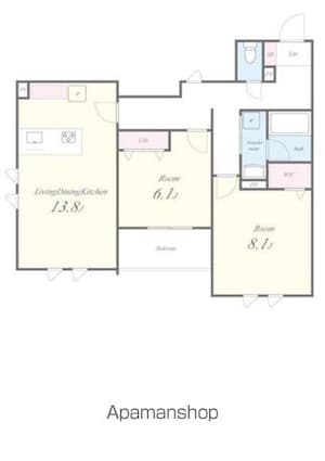 Ｓｔａｄｔ　Ｎｅｒｉｍａーｋａｓｕｇａｃｈｏ[2LDK/68.21m2]の間取図