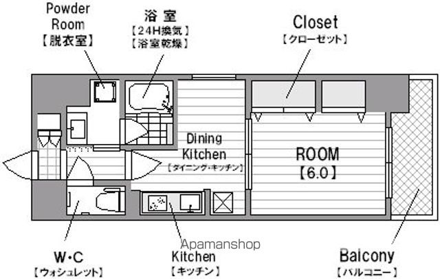 CITY SPIRE難波南の間取り写真