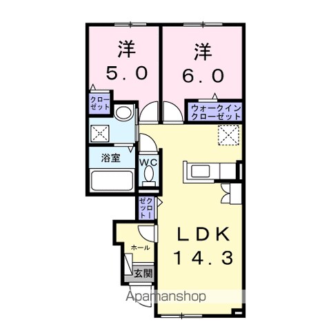 ひまわりⅤの間取り