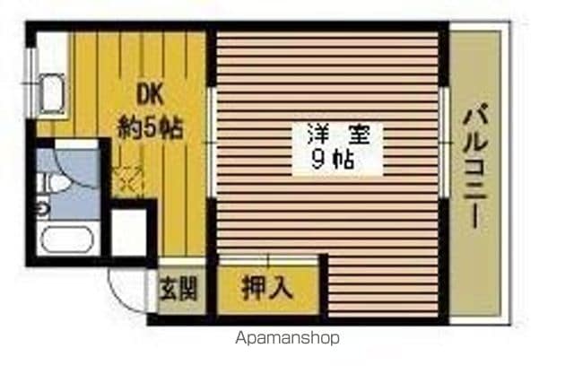 メゾン香住ヶ丘 203 ｜ 福岡県福岡市東区香住ヶ丘２丁目1-24（賃貸マンション1DK・2階・29.62㎡） その10