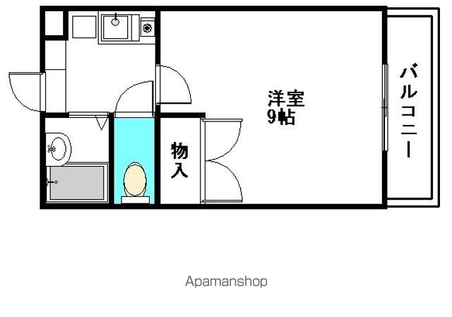 レオパレスみそのの間取り写真