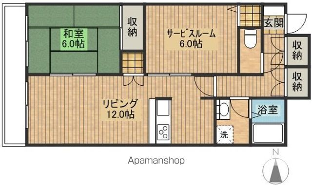 ホーリー弁天橋の間取り写真