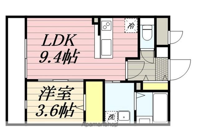 アーベイン松山の間取り写真