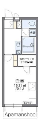 レオパレスパークサイド足立入谷[1K/26.08m2]の間取図