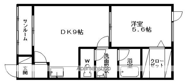 コーポグリーンの間取り写真
