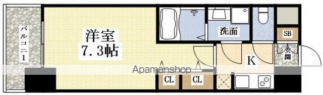 S−RESIDENCE三国WESTの間取り写真