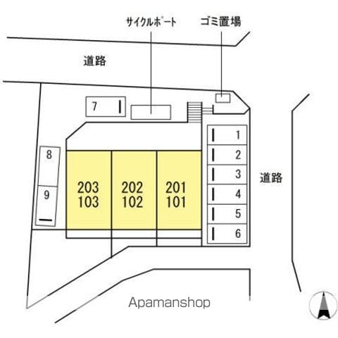 ＤーＲＯＯＭあけぼの 202 ｜ 福岡県福津市あけぼの17-6（賃貸アパート2LDK・2階・59.57㎡） その24