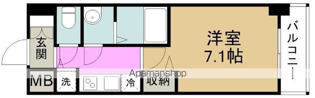 プレサンス大阪福島シエルの間取り写真