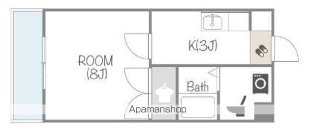 フェアネスⅡ号館の間取り