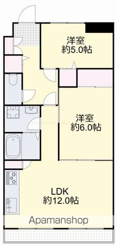 リアライズ円山の間取り写真