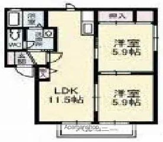 緑の館 A棟の間取り写真