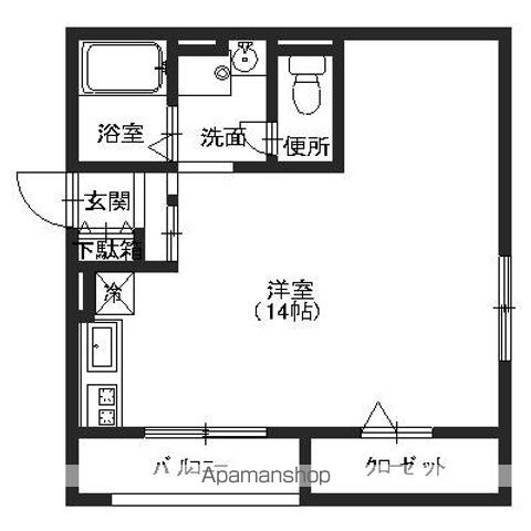 北陸鉄道石川線 押野駅 徒歩8分 2階建 築21年の間取り写真