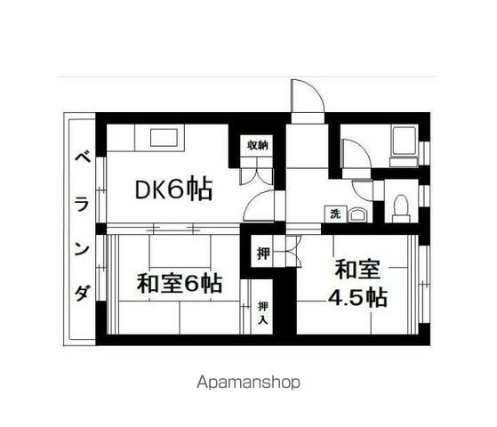 土山ハイツの間取り写真