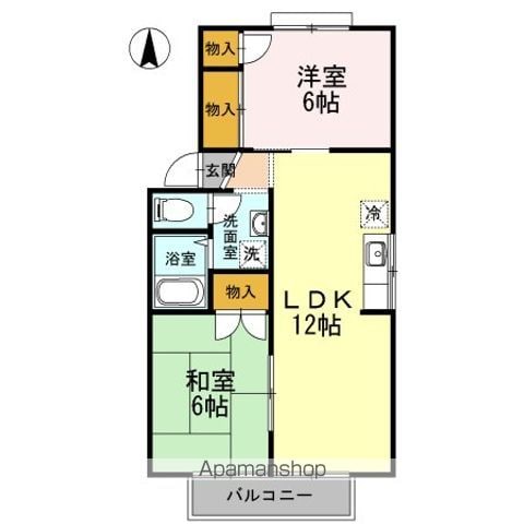 ルミエール22 C棟の間取り写真