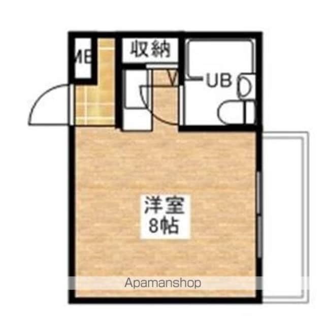 和歌山県和歌山市六十谷[1R/16.9m2]の間取図