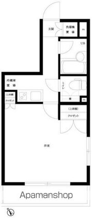 ルーブル豊玉参番館[1K/26.16m2]の間取図