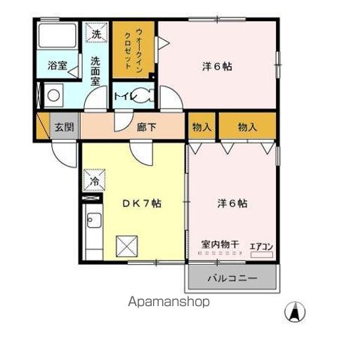 ドレミメゾン ABの間取り写真