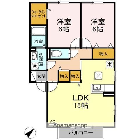 ヴェルドミール川口 A棟の間取り写真
