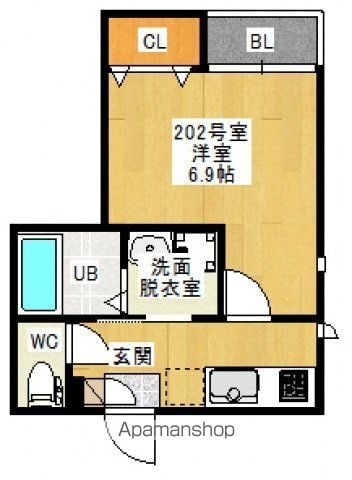 GRANDTIC 東雲本町IIの間取り写真