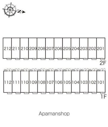 レオパレスリバーサイド[1K/23.74m2]の内装1