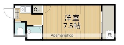 文京ハイツ[1K/20.45m2]の間取図