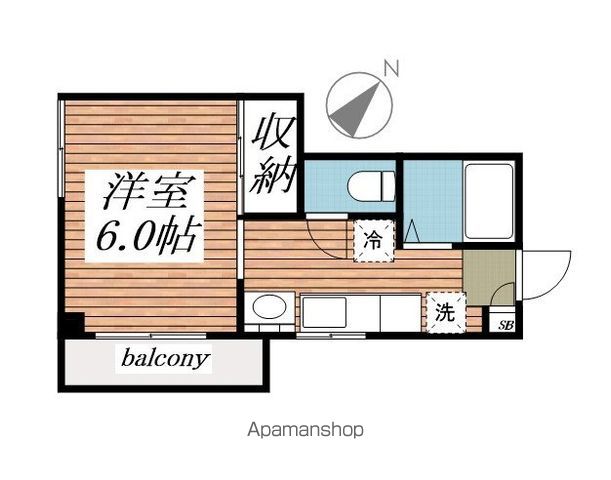 グレイス前原 103 ｜ 千葉県船橋市前原西７丁目15-16（賃貸マンション1K・1階・21.06㎡） その2