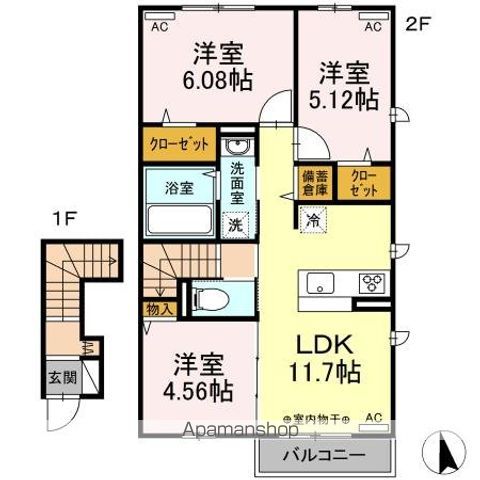 ムーンボウの間取り