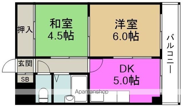 ブリリアンマンションの間取り写真