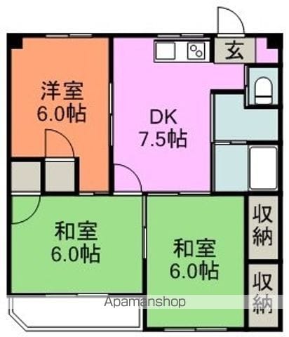 マンションベスタの間取り写真