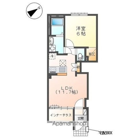 ラクードシャAの間取り写真