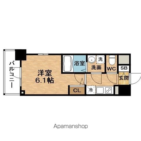 ESLEADRESIDENCE梅田GRANDEの間取り写真