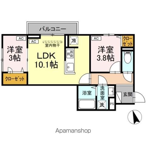 【（仮）ＤーＲＯＯＭ四つ木１丁目の内装3】