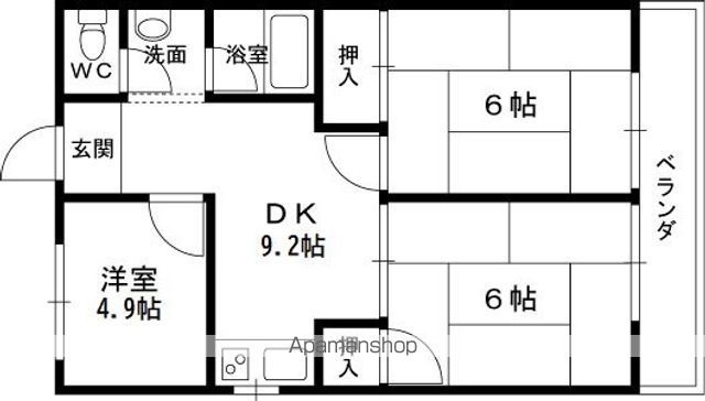 マンションライズの間取り写真