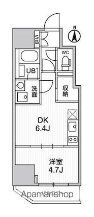 ＡＬＴＥＲＮＡ亀戸Ⅲ[1DK/30.06m2]の間取図