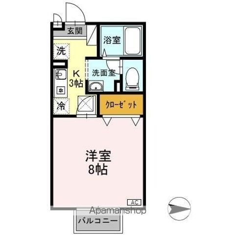 ラフィネ中島の間取り写真