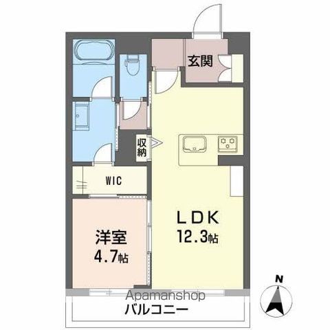 ALOHA O.Eの間取り写真