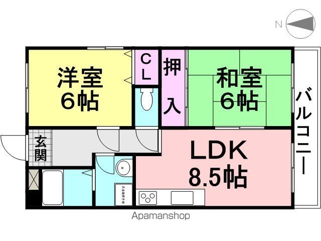 アレーグルヒビキ3の間取り写真
