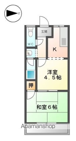 タウンロイヤル渡辺の間取り写真