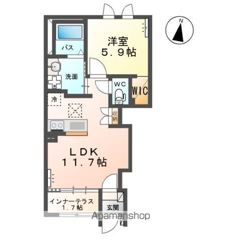 ソレイユの間取り