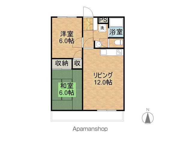 シャルマンKの間取り写真