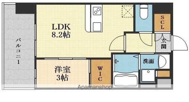 LUXE新大阪VIの間取り写真