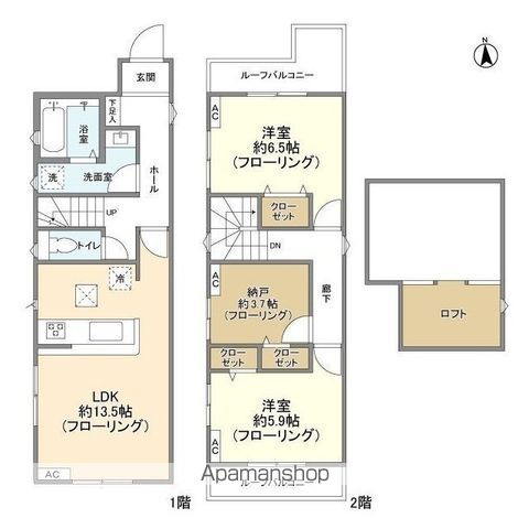 ＫＯＬＥＴ西東京保谷の間取り